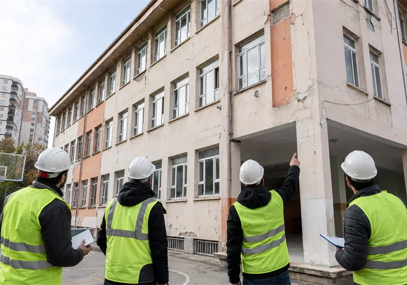 Okul binası taşıyıcı sistem incelemesi — DNZ Grup Yapı Laboratuvarı, Kartal İstanbul